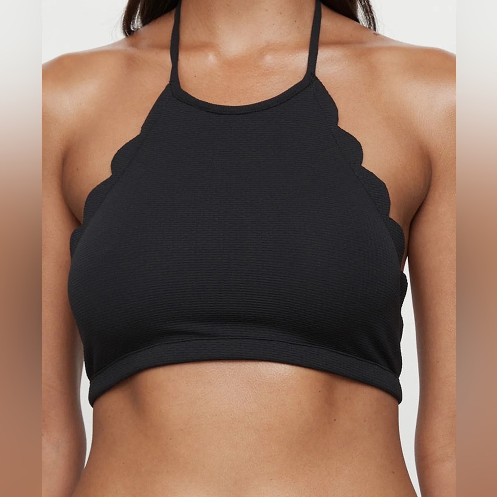 Marysia Mott Swim Bikini Top Black XS